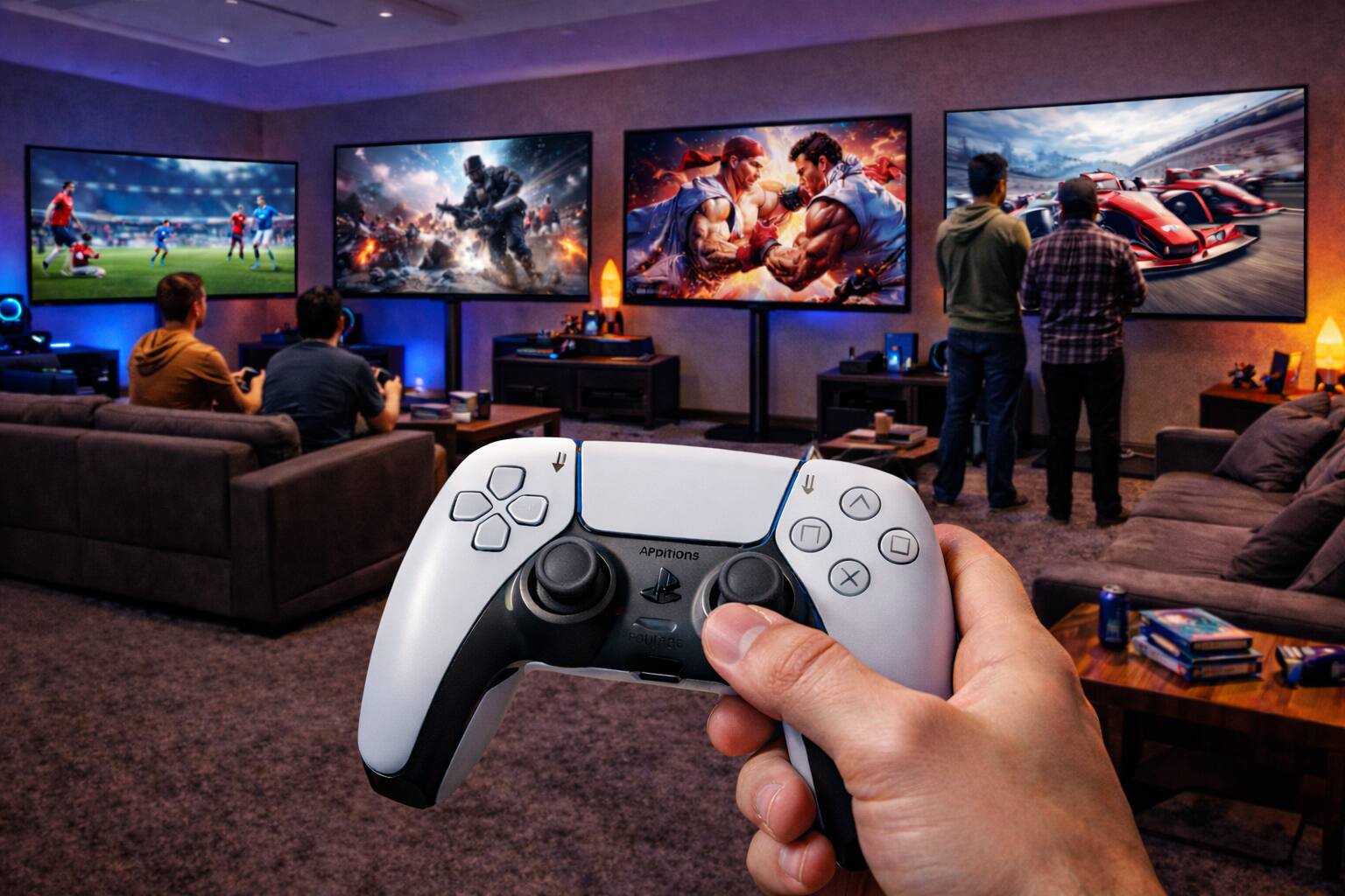 Sala De Jogos Com PlayStation 5